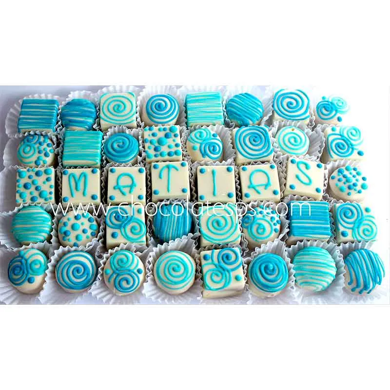 Bombones, Trufas, Alfajores Baby Shower
