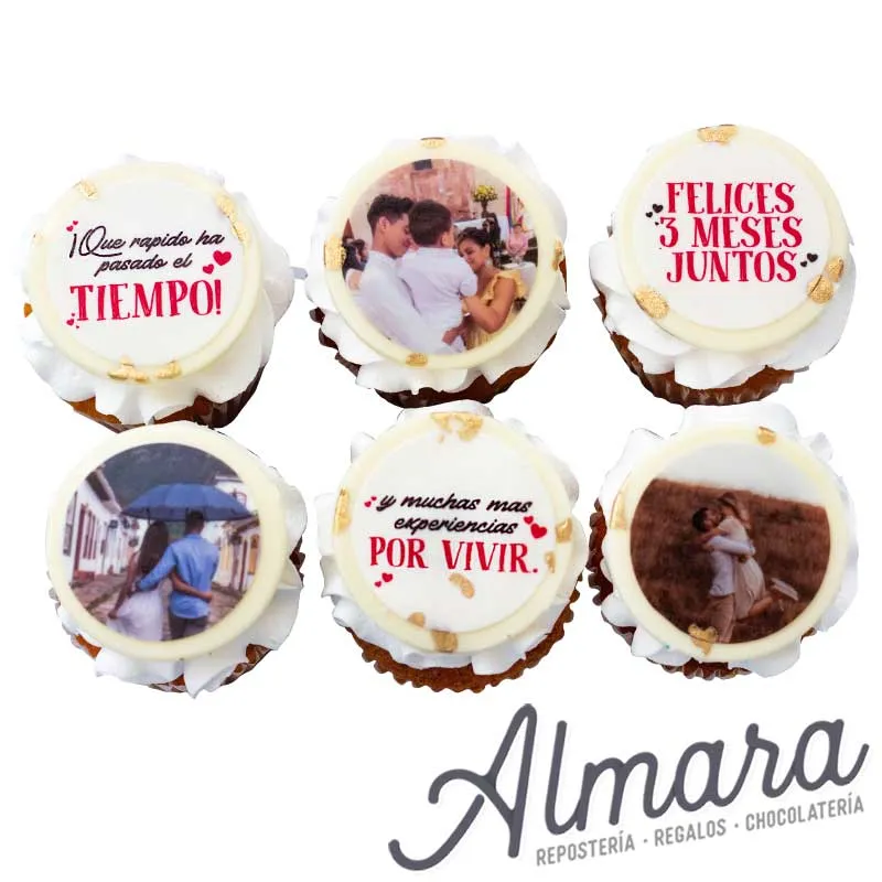 Cupcakes Recuerdos *6
