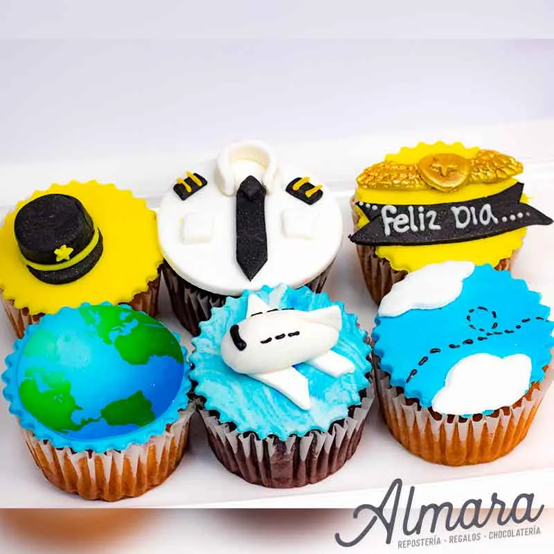 Cupcakes Dia del Piloto