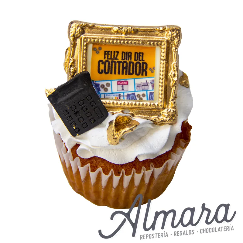 Cupcake Individual día del Contador
