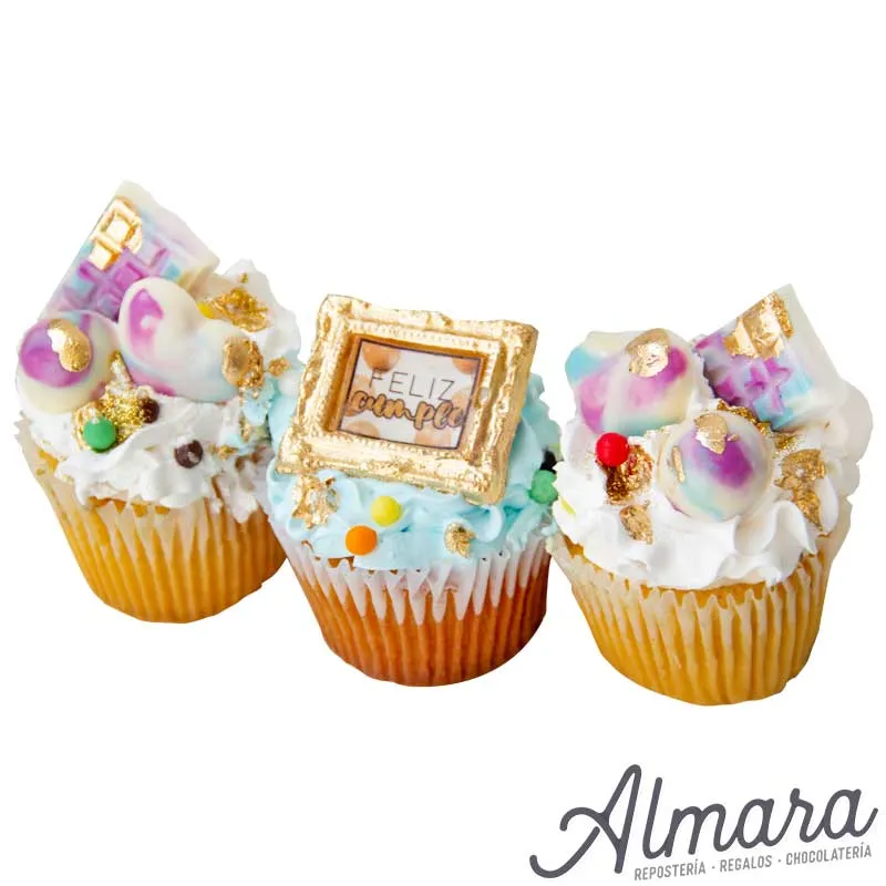 Cupcakes Coloridos
