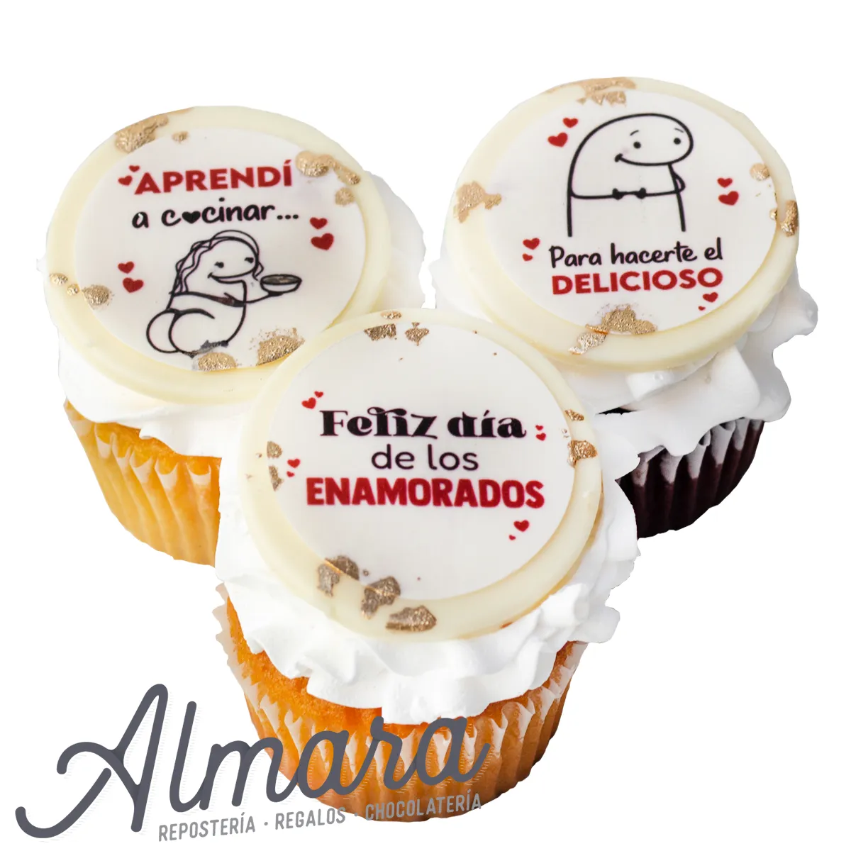 Cupcakes San Valentín *3
