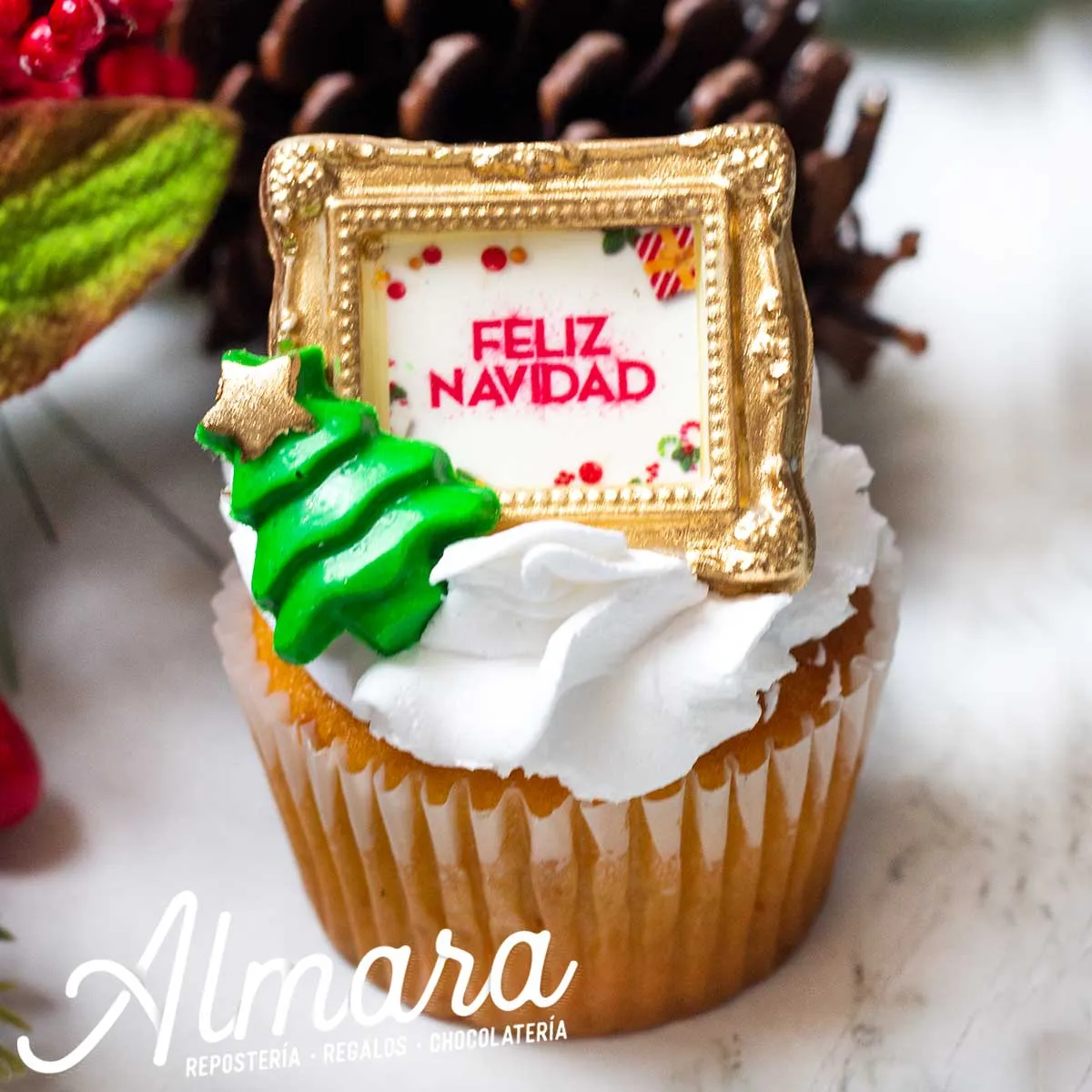 Cupcakes Feliz Navidad
