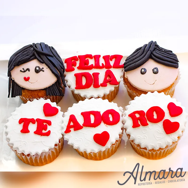 Cupcakes te adoro Caritas

