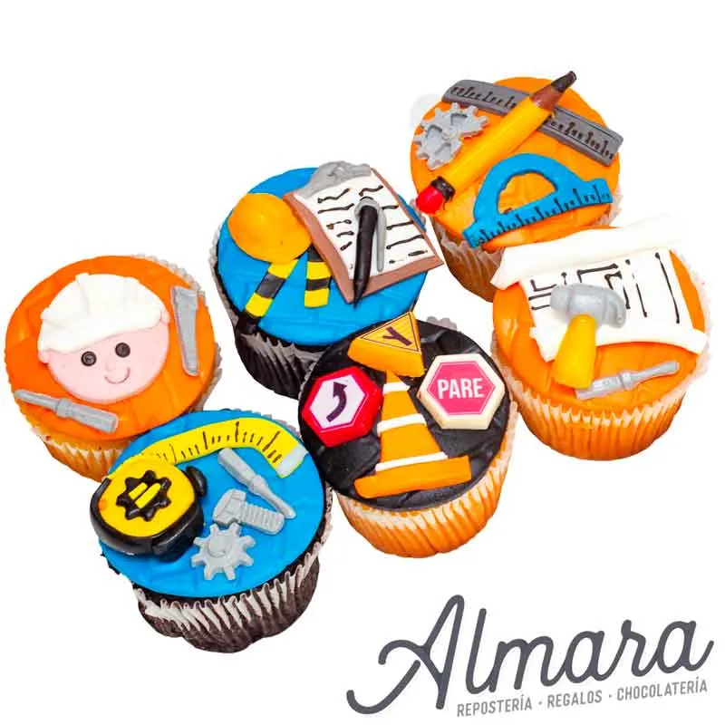 Cupcakes Ing de Civil *6
