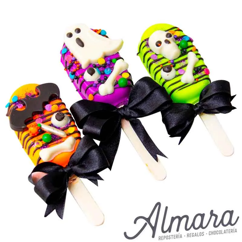 Paleta de chocolate Halloween
