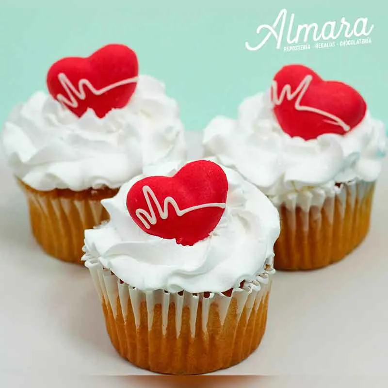 Cupcakes línea de la vida