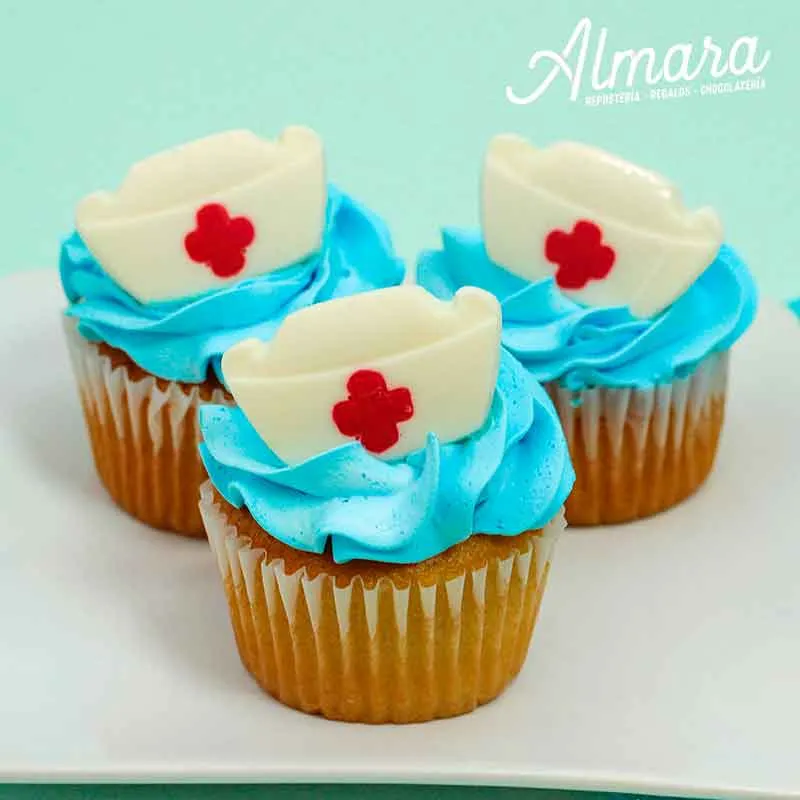 Cupcakes Cofias enfermera