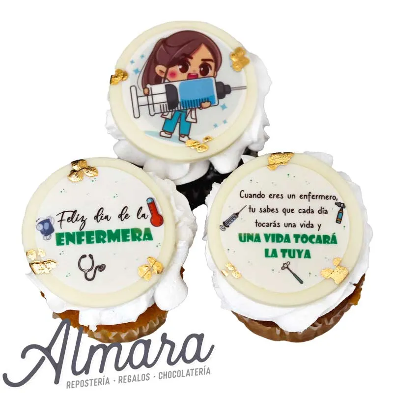 Cupcakes Auxiliara de Enfermería
