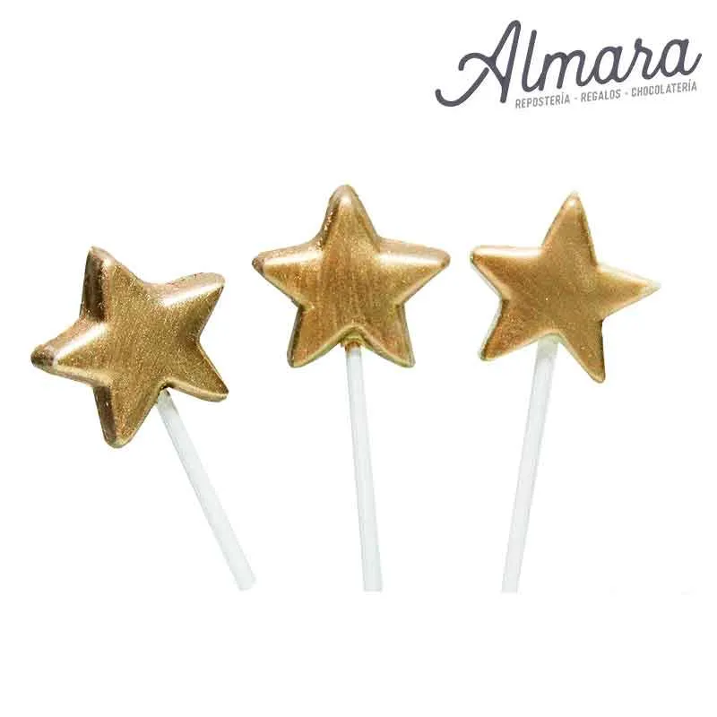 Estrellas con visos dorados