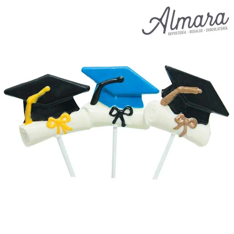 Paleta Birrete y diploma
