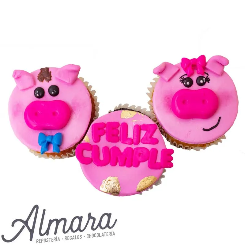 Cupcakes Cerditos
