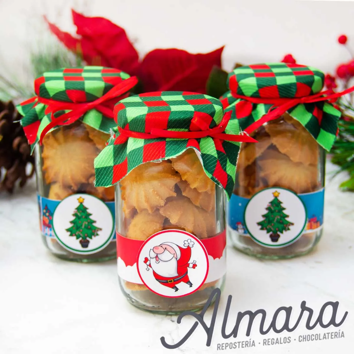 Frasco de Galletas Con Mantequilla
