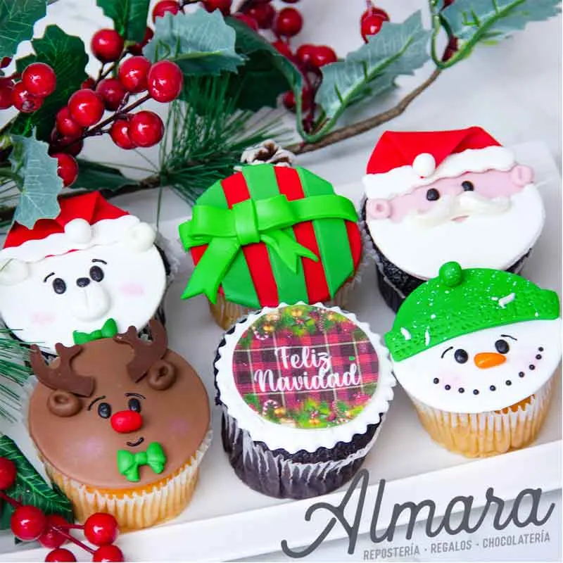 Cupcakes Navideños