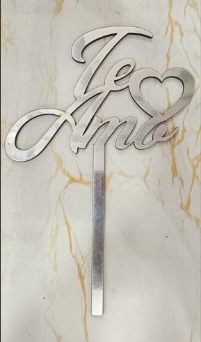 Pin de Te Amo: Decora tu torta con amor para un día especial