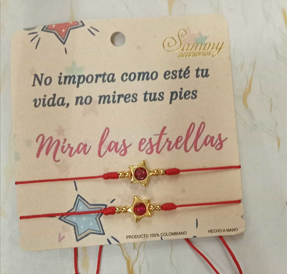 Pulsera Estrellas: Amistad y Unión | Hecho a Mano en Colombia