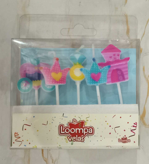 Velas Princesas: Set de 5 para niñas con diseños mágicos!