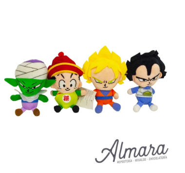 Llaveros Dragon Ball - Personajes Coleccionables de Tela Suave