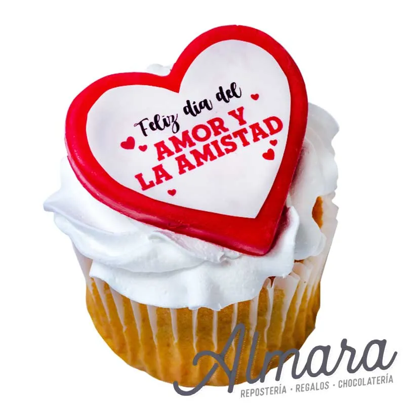Cupcake Amor y Amistad
