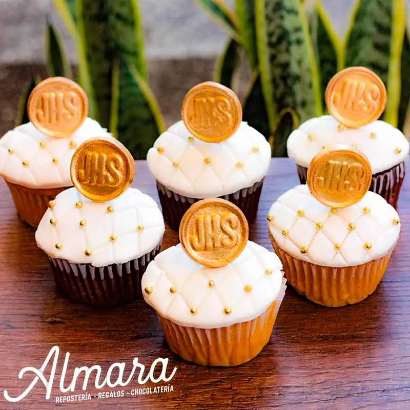 Cupcake Primera Comunión Hostia
