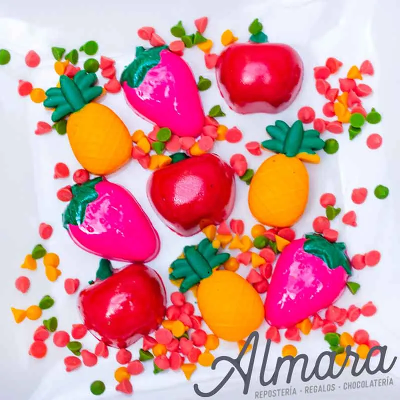 Frutitas de chocolate
