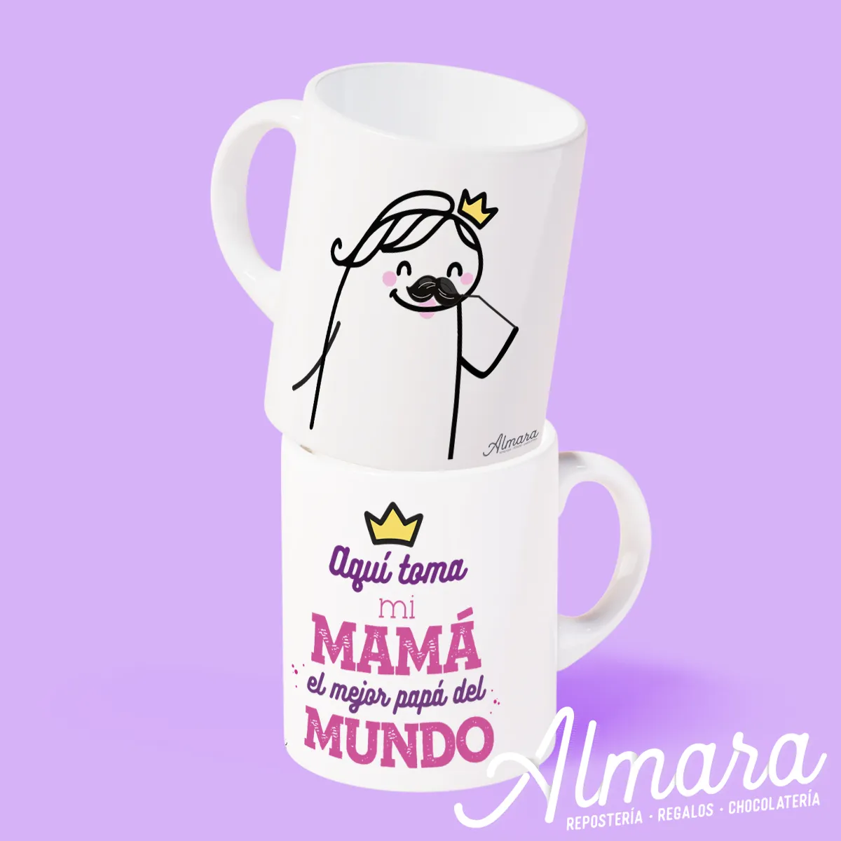 Mug Mamá Papá
