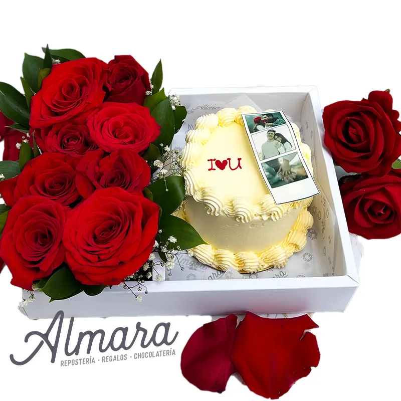 Rosas y Mini Torta
