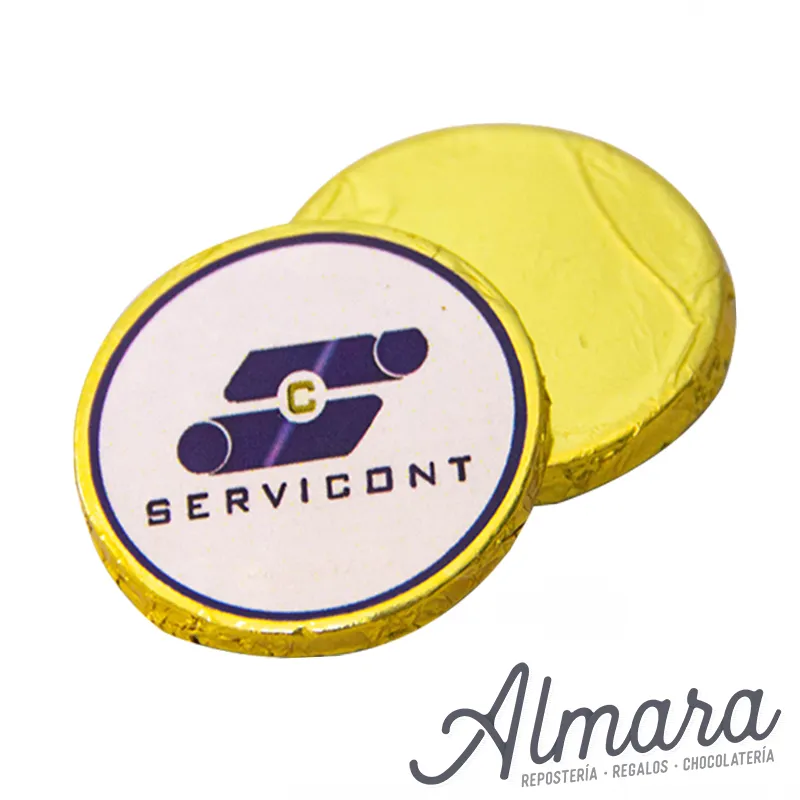 Moneda Chocolate 4cm
