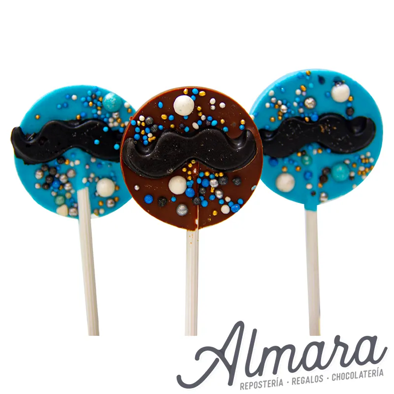 Paleta Candy 4cm Mostacho
