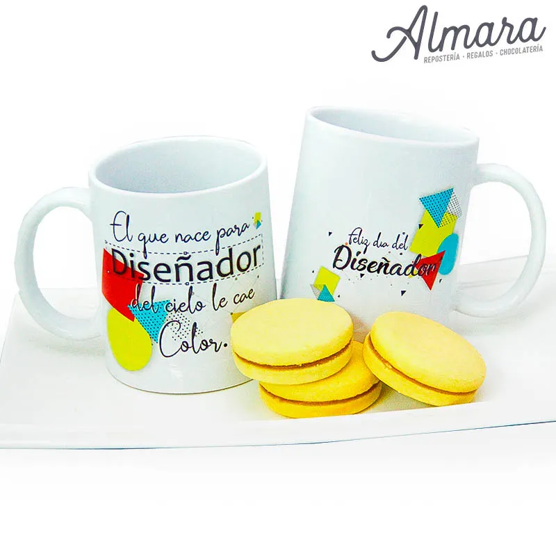 Mug Con Alfajores
