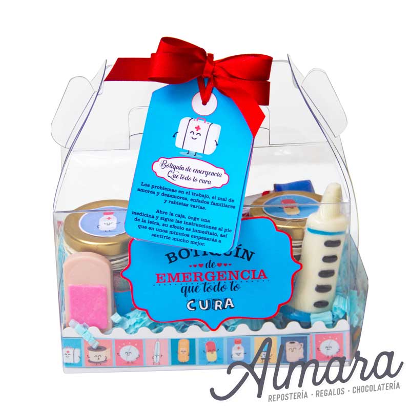 Caja Botiquin con dulces y chocolates
