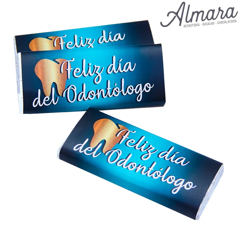 Tabletas de Chocolate Día del Odontólogo
