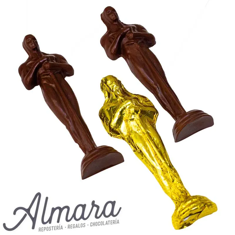 Estatuilla Oscar en chocolate
