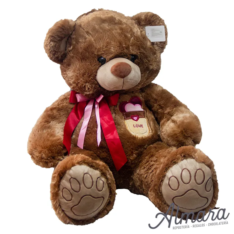 Oso Corbata bolsillo Love
