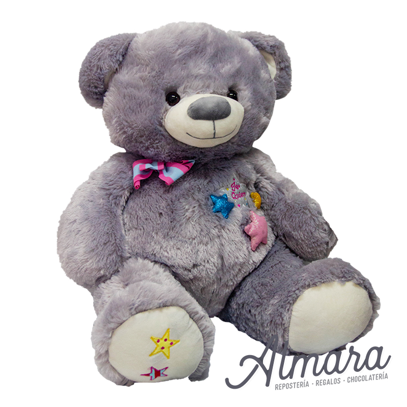 Oso Corbata Estrellitas: Peluche Suave y Adorable para Niñas y Niños en Colombia