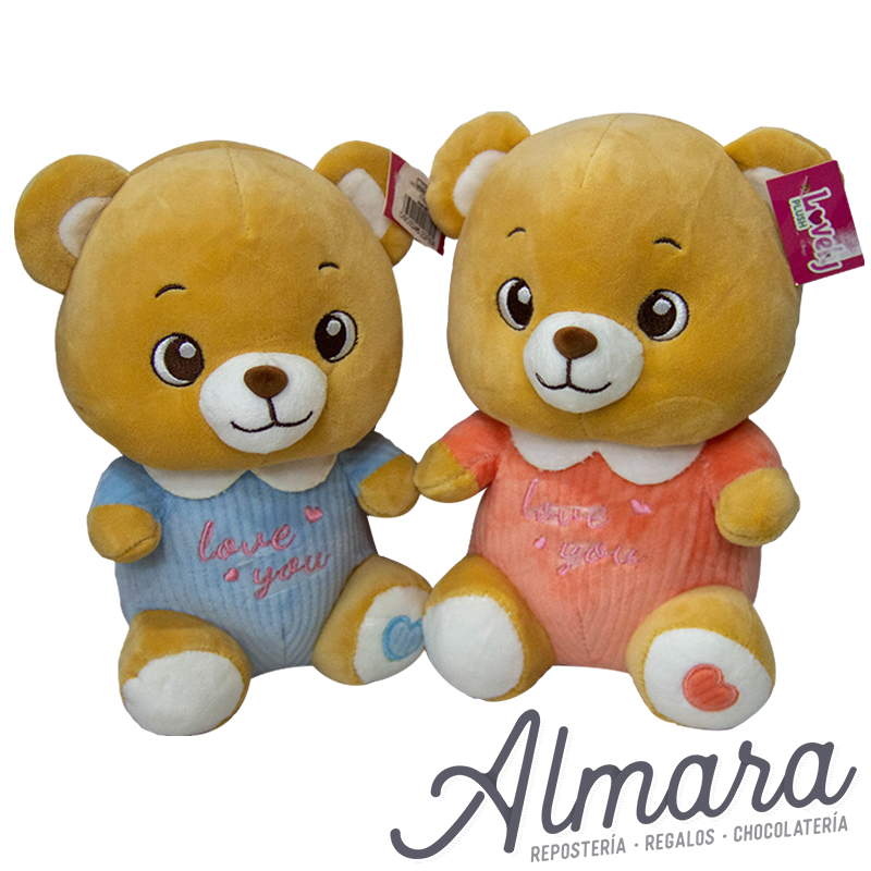 Osito de Peluche Bordado 20cm