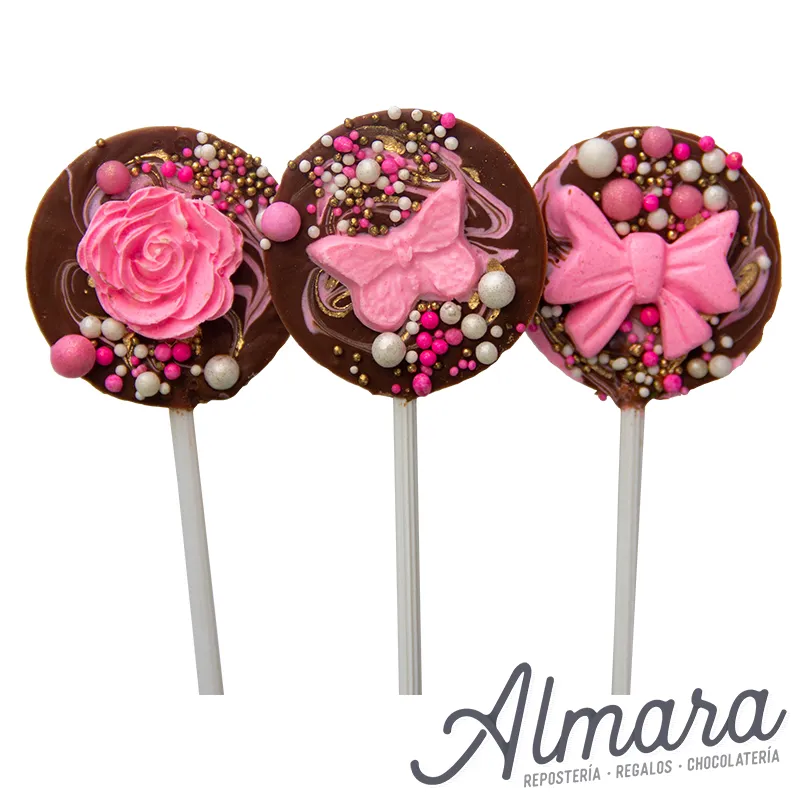 Paleta Candy Rosa 4cm
