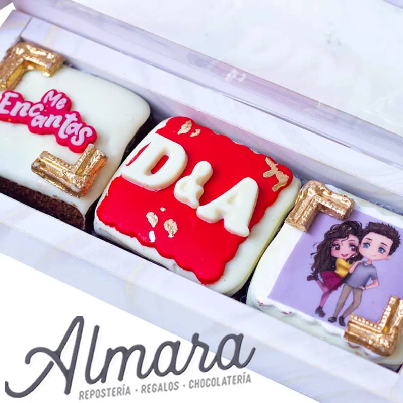 Brownies Románticos
