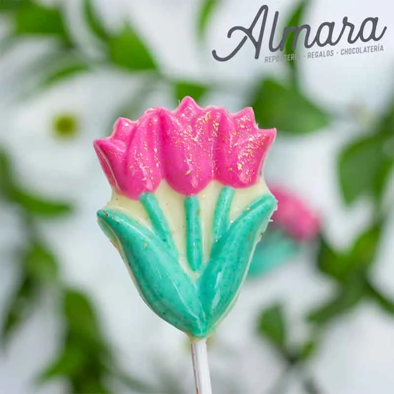 Paleta Ramo tulipanes
