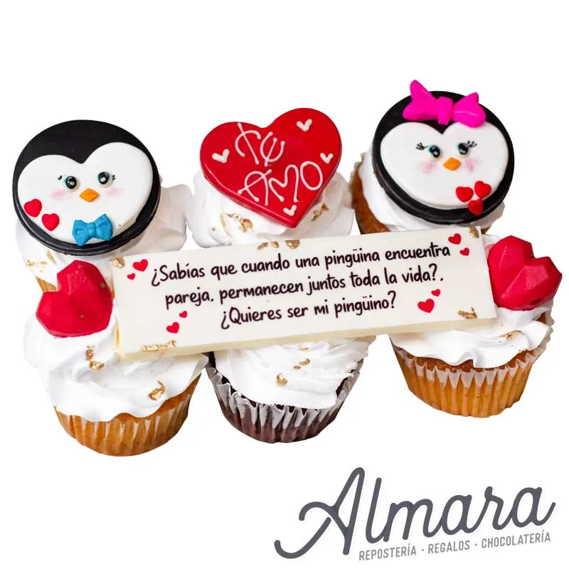 Cupcakes Pingüinos