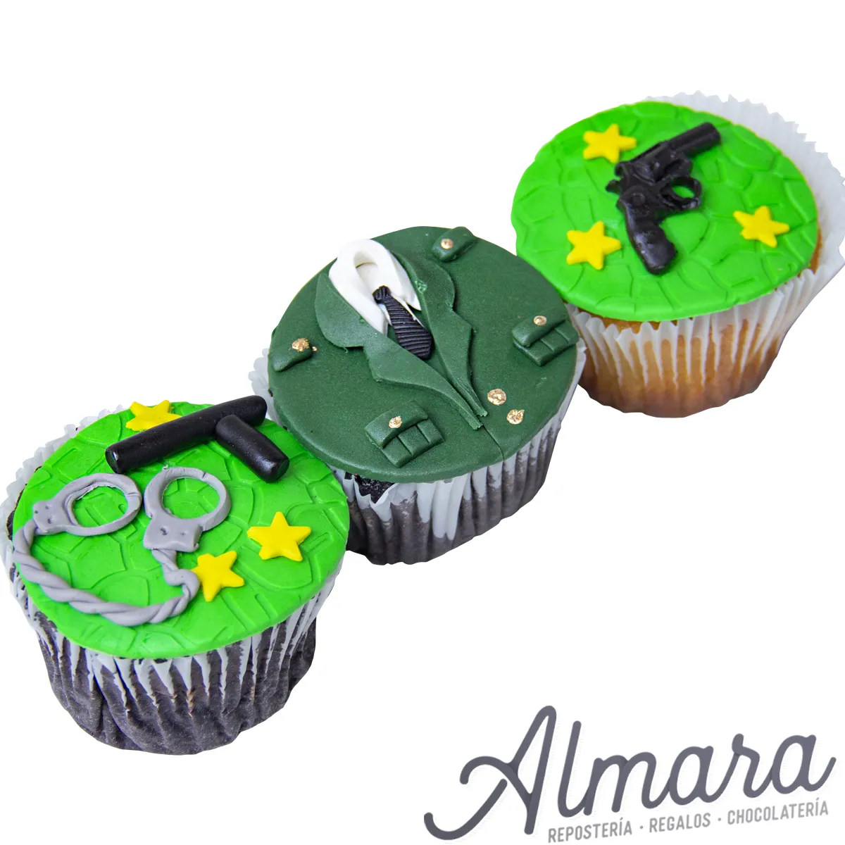 Cupcakes Día del Policia *3


