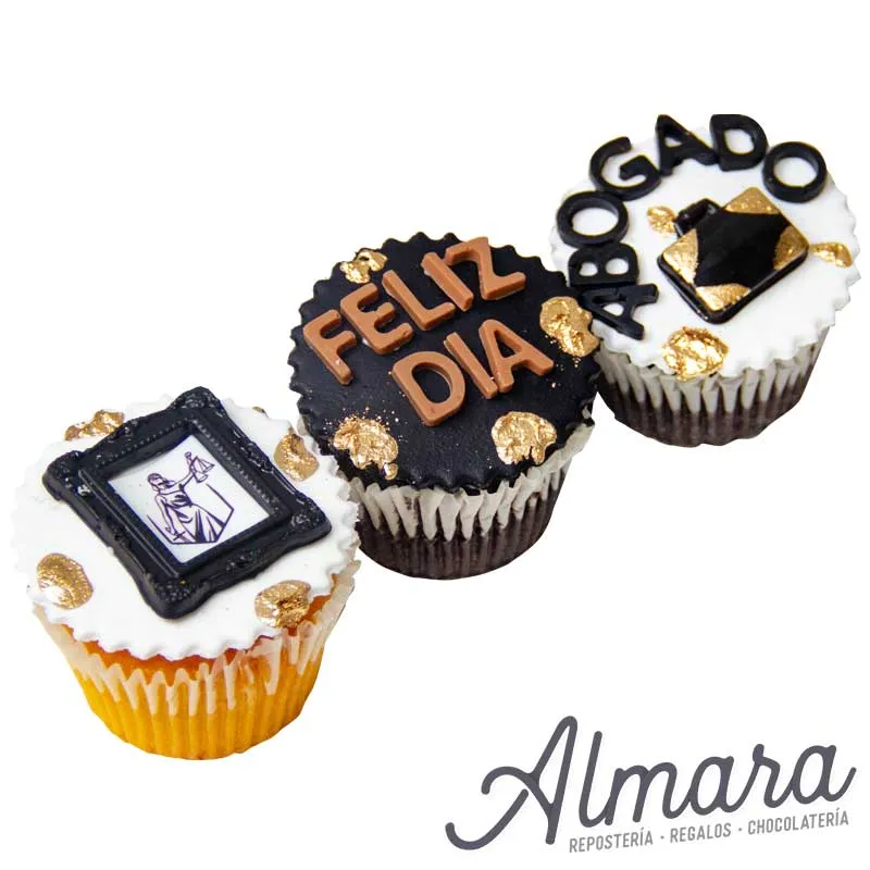 Cupcakes por 3 Día del Abogado
