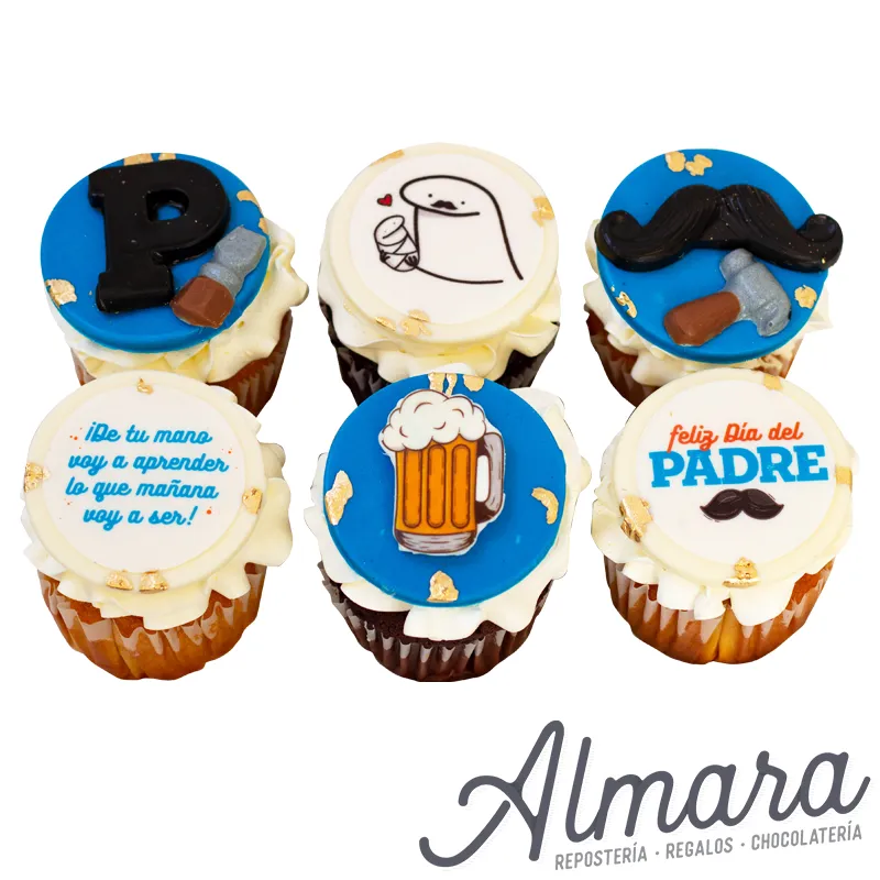 Cupcakes Padre *6