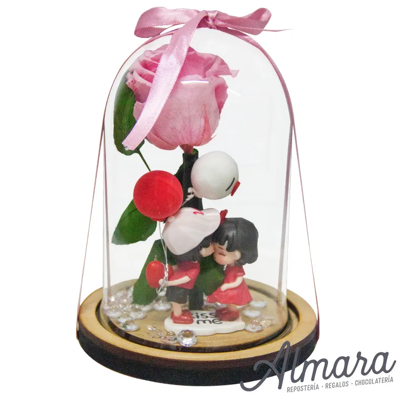 Rosa Preservada Mediana Figura