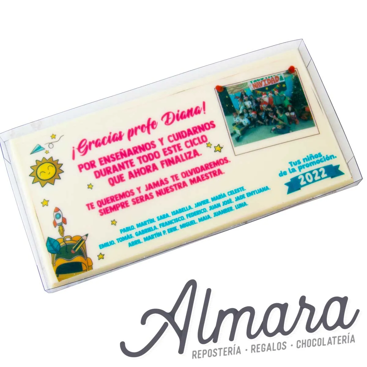 Placa Reconocimiento de Chocolate
