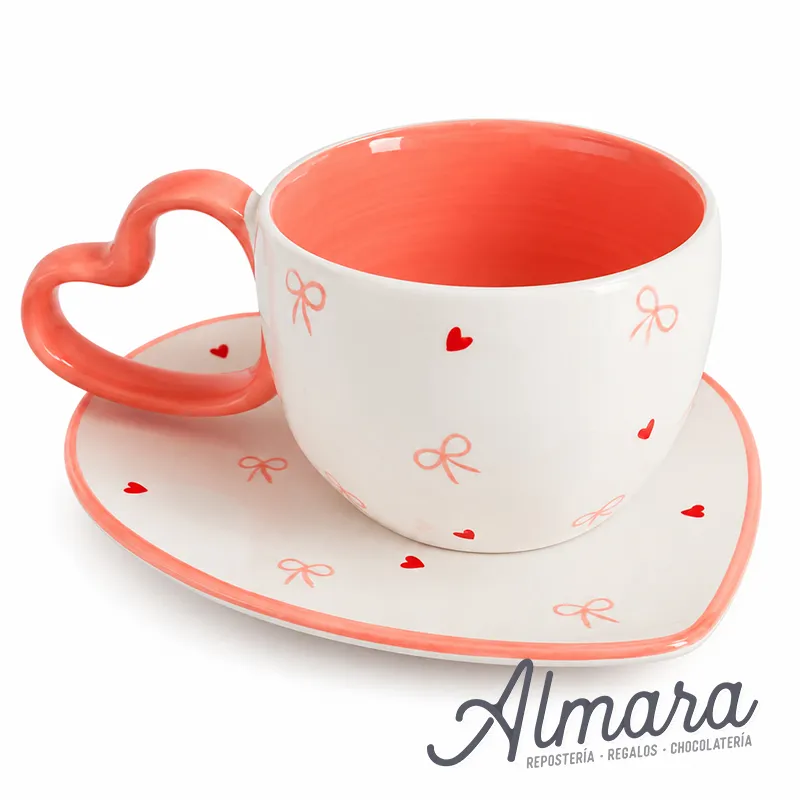 taza corazones
