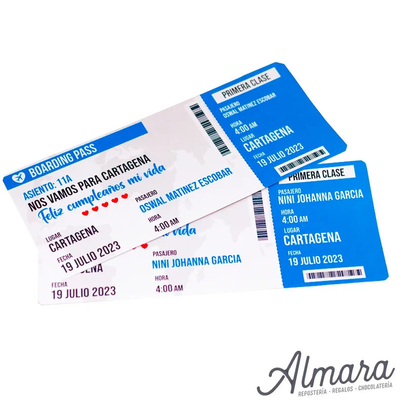 Tiquetes Personalizados
