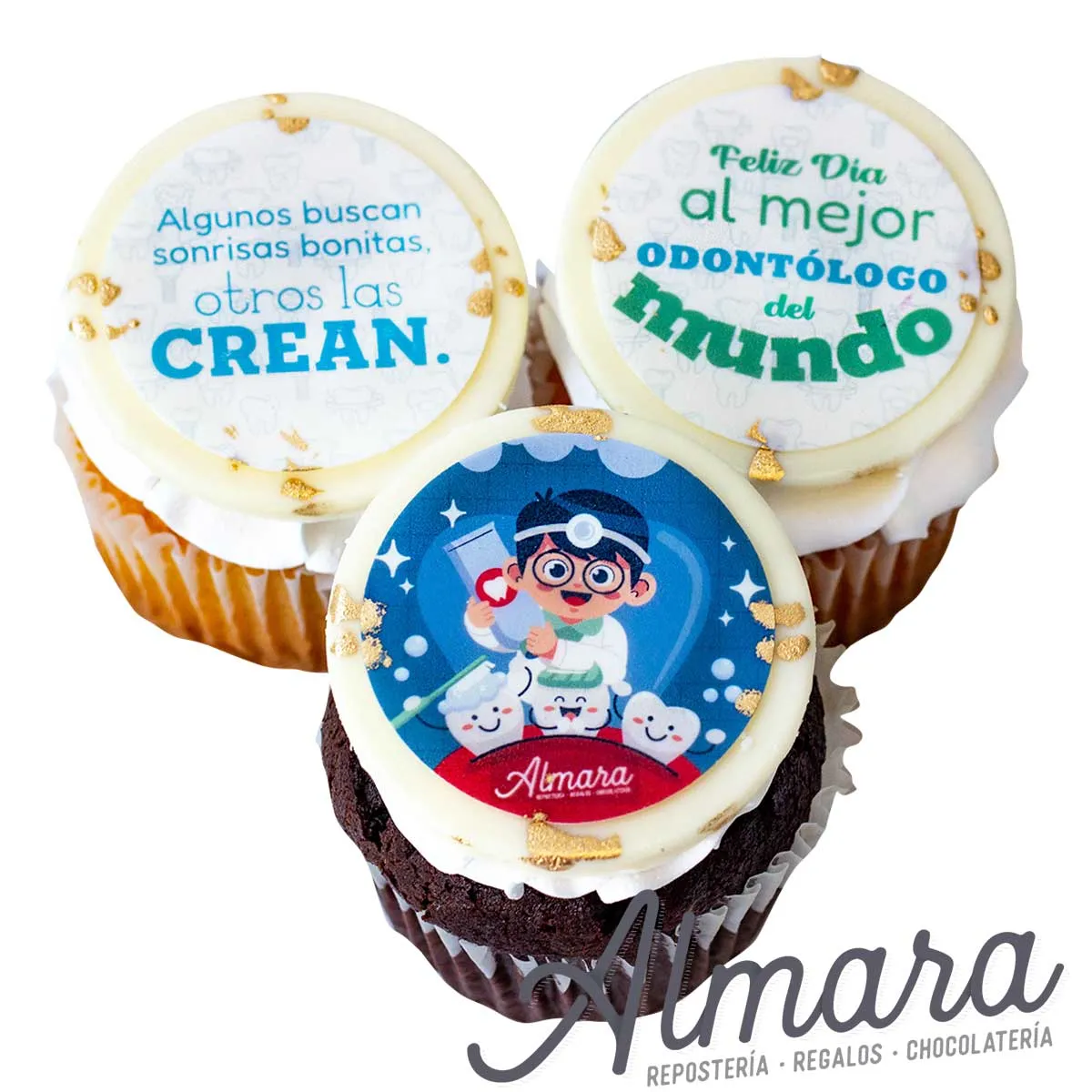 Cupcakes día del Odontólogo
