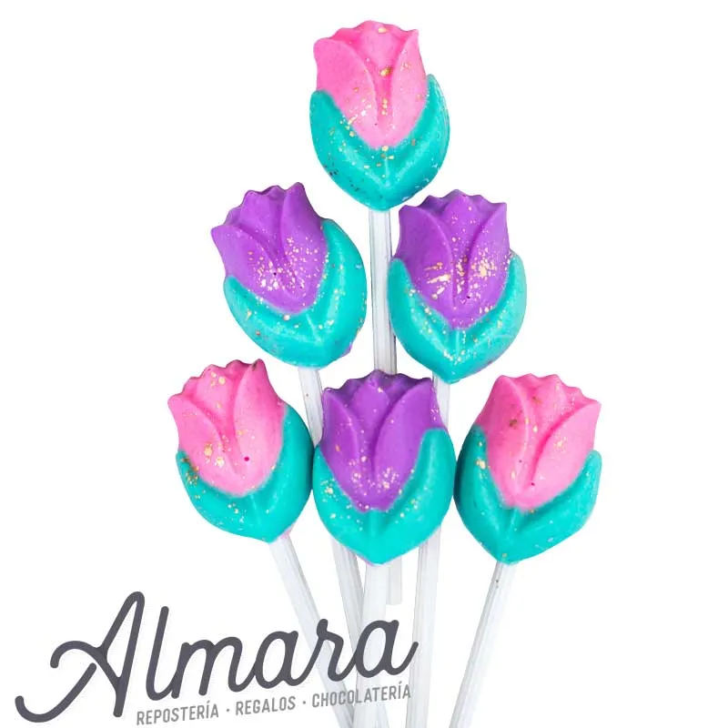Tulipán de chocolate individual
