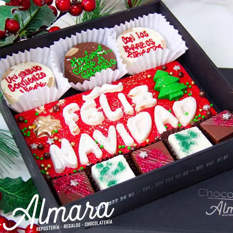 Caja de chocolates, Feliz Navidad
